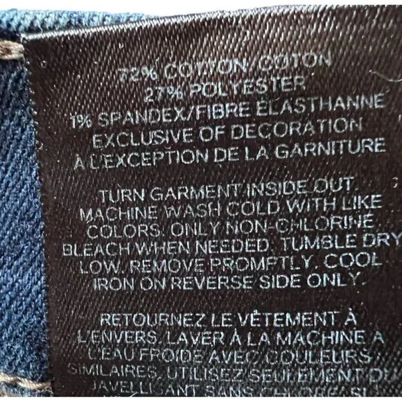 Express Womens Distressed Floral Embroidered Skinny Legging Jeans Size 0 Cotton - Picture 6 of 16